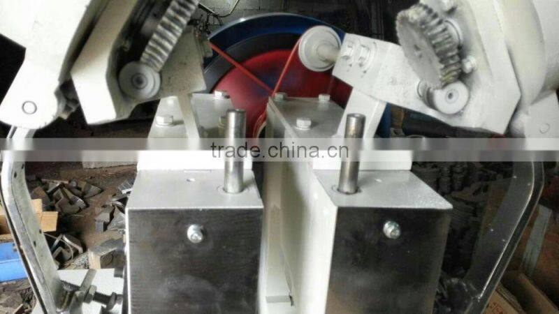 HAS VIDEO 195 Cycles 2 Heads Electric Paper Bag,Non Woven Bag,Shopping Bag Semi Automatic Eyelet Punch Machine