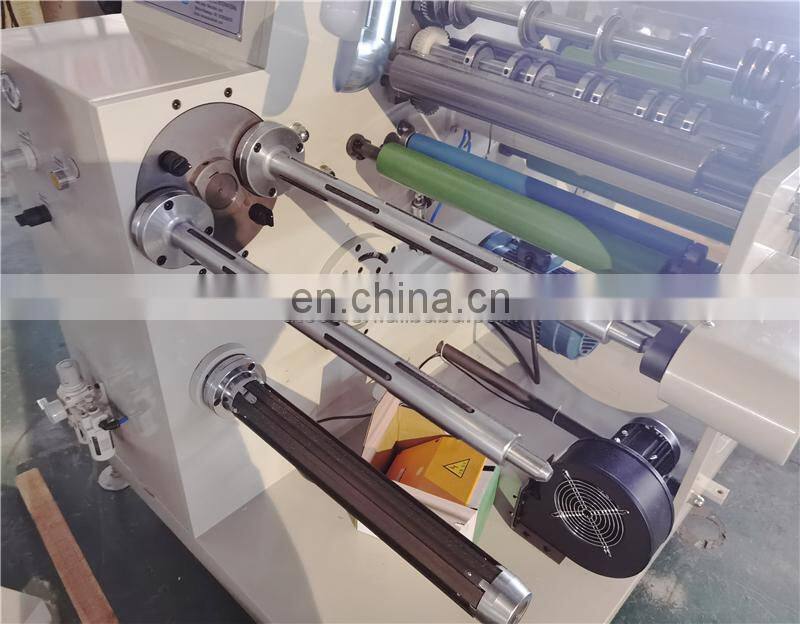 USK450A High Speed Self-Adhesive Blank Price Label Sticker Rotary Die Cutting Slitting Rewinding Machine with Magnetic Cylinder