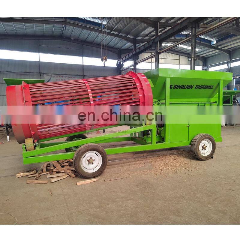 150T per hours Mobile factory counter flow wood chip screen price for Sell