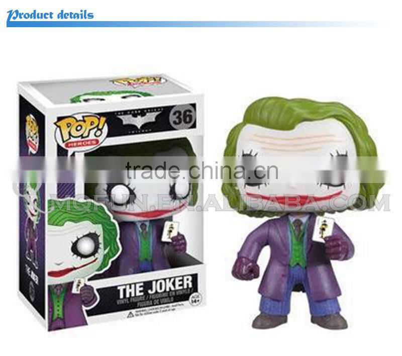 Mini Qute Funko Pop Marvel Avenger super hero Batman The Joker action figures collection cartoon models educational toy NO.FP 36