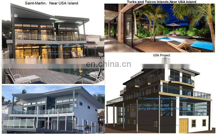 20 Years Manufacture Commercial system glass aluminum bi-folding / accordion / windows for Modern Design