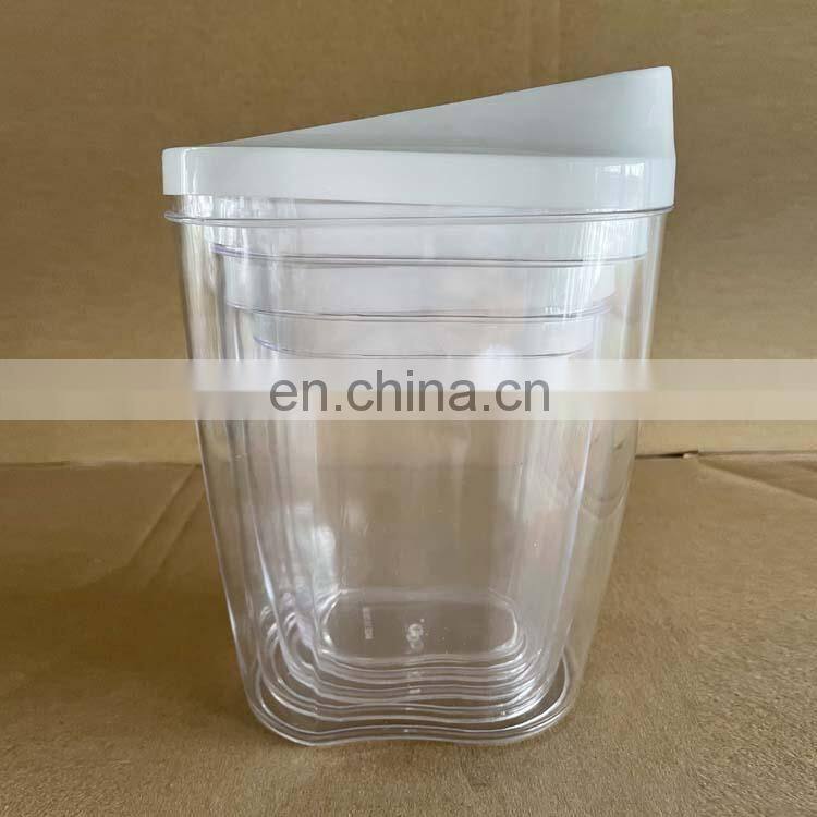 5 Pack Plastic Cereal Containers Storage Set With Easy Pour Lid