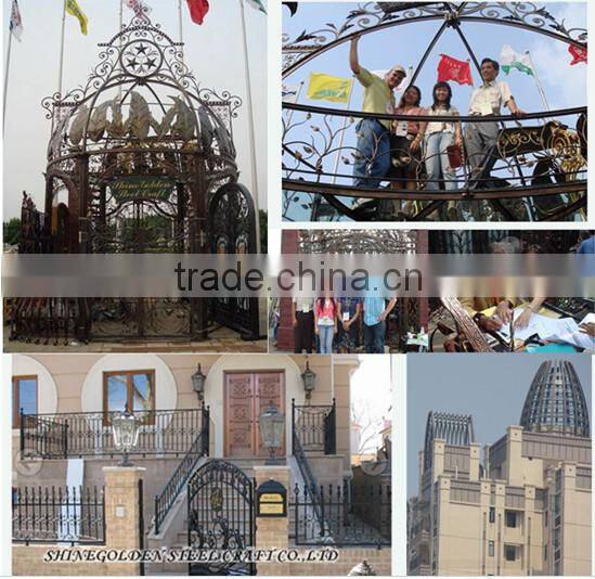 GYD-15F0407 Special design Steel Outdoor Garden Fence