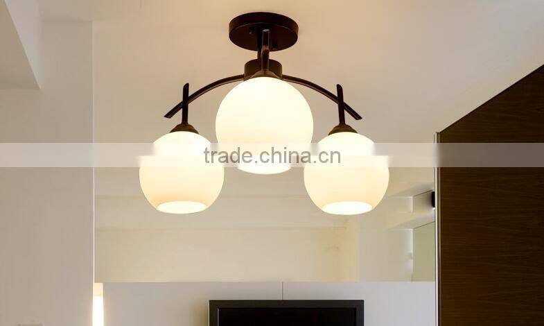 2016 new wrought iron candle chandelier lighting ZH-6048