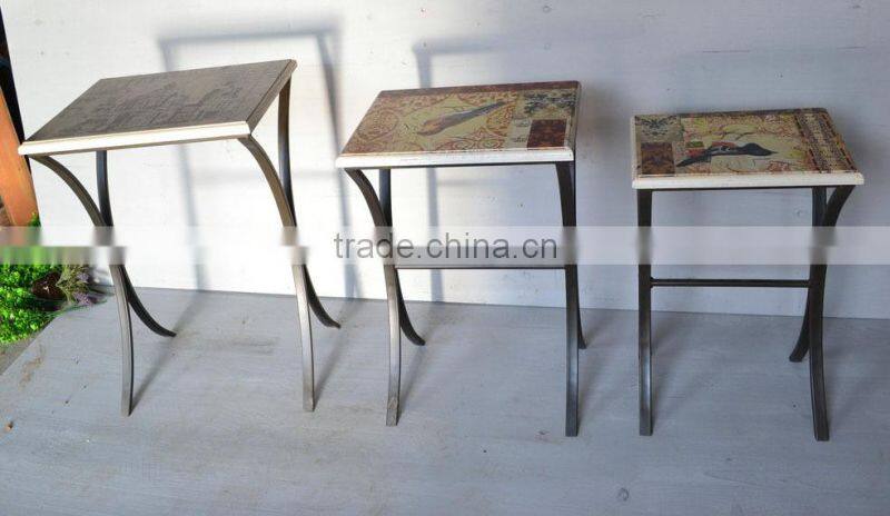 wholesale antique wooden plant stand new design 2015