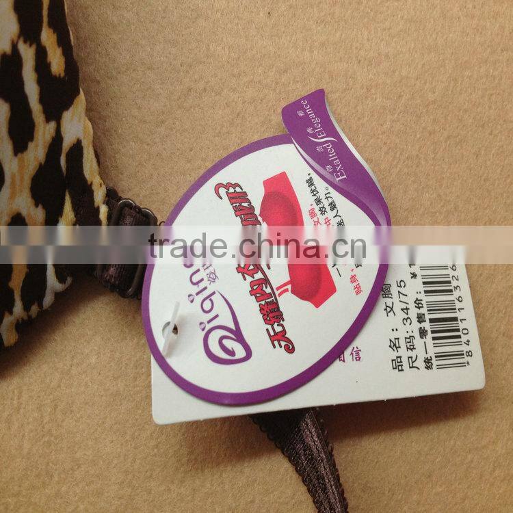 3.85USD 34-38B Cup High Quality Newest Style Hot-Sale Yough Girls Sexy Tiger Push Up Non-trace Bra (gdwx226)