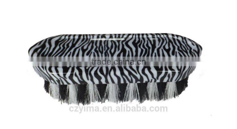 2015 NEW zebra patterned horse dandy brush/equine