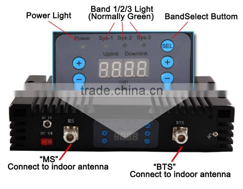 LINTRATEK for 3g mobile phone signal booster 1900mhz global telecom signal repeater