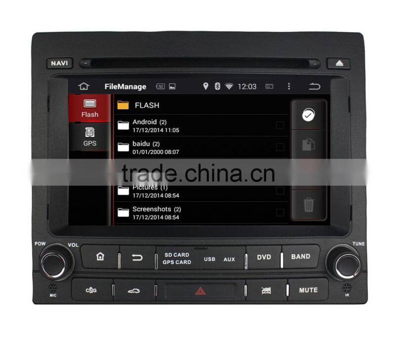 Android 4.4 single din car dvd player for Peugeot 405 with SWC Mirror link IPOD GPS