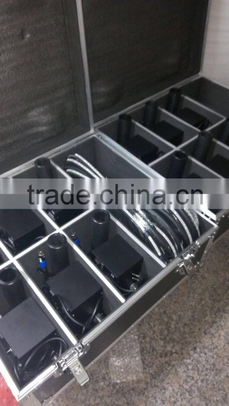 professional stage effect equipment co2 jet machine, DMX co2 jet machine with flycase 90v-240v EU/US plug,