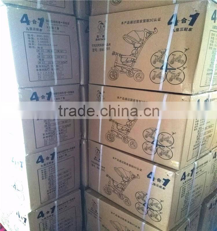 2016 new design children tricycle for sale with EVA wheel