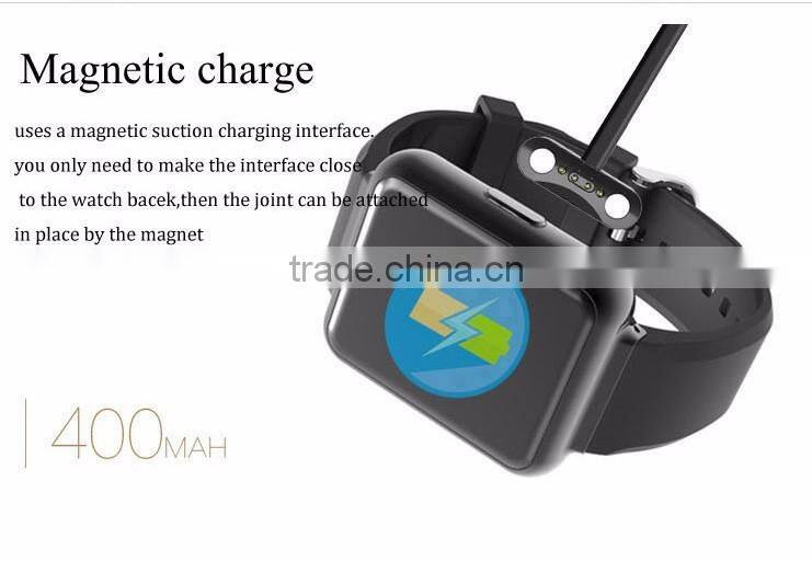 New 2016 Smart Q1 1.54 Inch 2.5D Sapphire Touch Panel MTK6580 Quad Core 3G Wifi Smart Watch