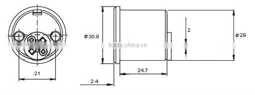 Night Rim Latch Lock Cylinder