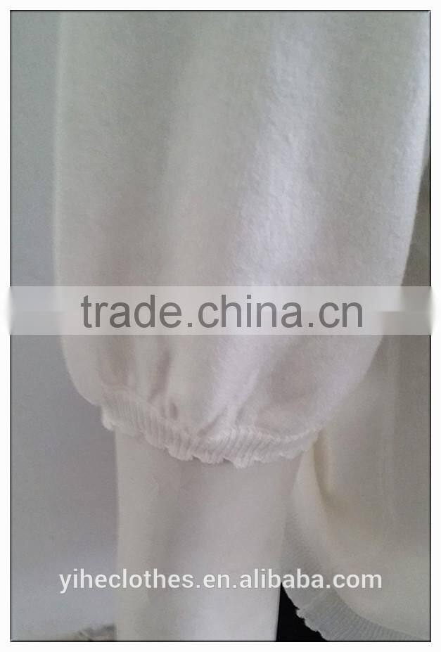 Fashion polo neck knitting wear short-sleeve sweater pullover