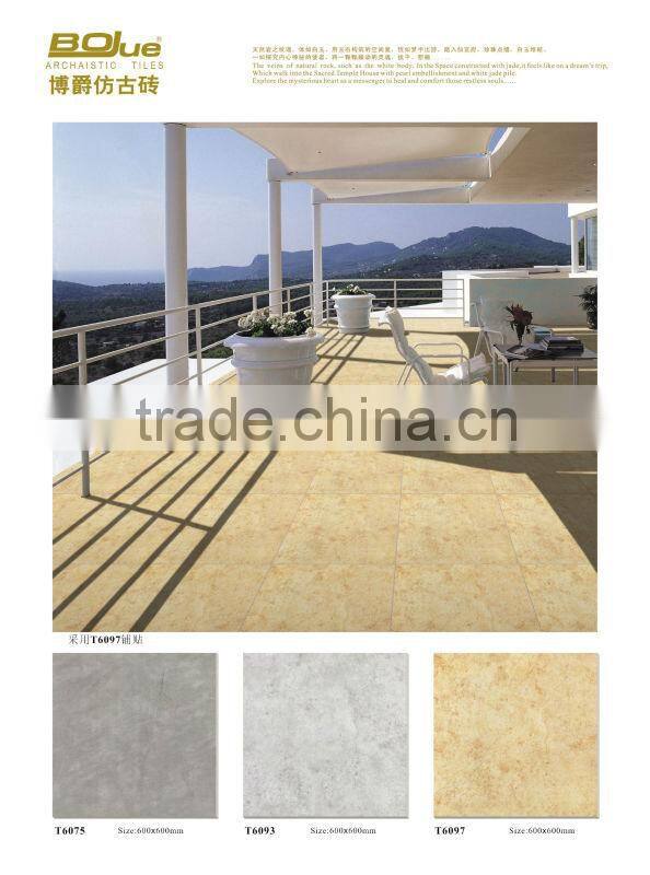 Unglazed Porcelain cheap moroccan Floor Tile Designs