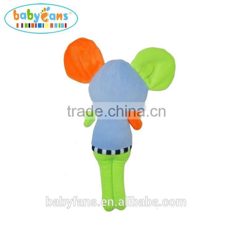 Babyfans cute design baby rattle toy soft plush animal baby toys baby rattle toys