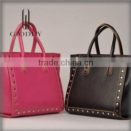 Designers' faver style genuine leather hand bag fashion lady handbag