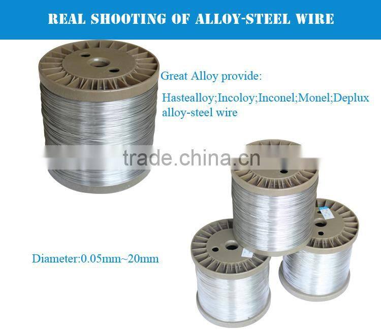 Hastelloy Inconel Incoloy Monel Deplux alloy-steel titanium welding wire