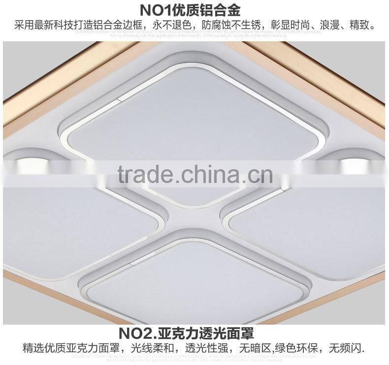 Rectangle simiple ceiling lamp hanging lighting UL CE certified led ceiling lamp
