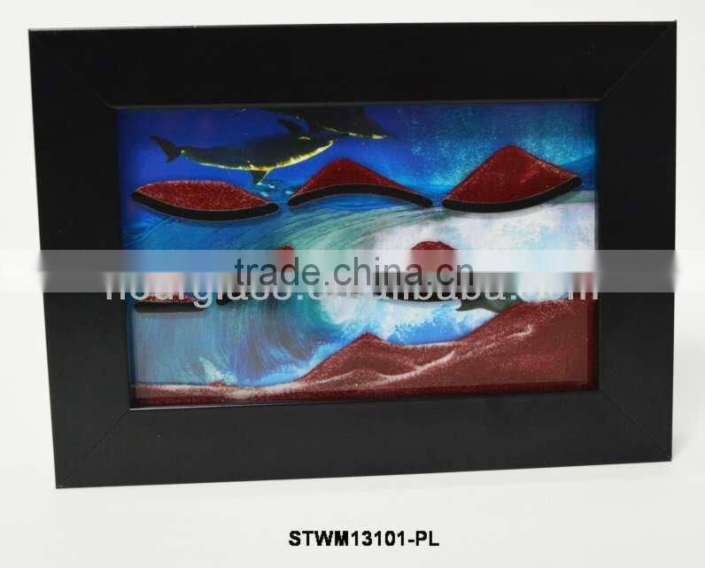 Drifting Sandscapes Art In Motion,Moving sand pictures with mirror backside