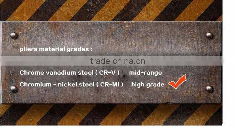 8'' industrial grade safety wire cutting twisting pliers plastic Handle Wire Stripper Plier