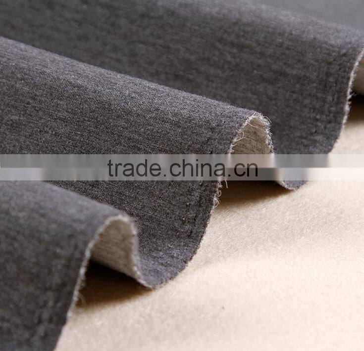 2016 comfortable space cotton fabric for women Baseball uniform sweater fabric