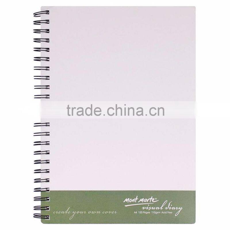 Mont Marte Visual Diary Paper Cover 120pge 110gsm A4
