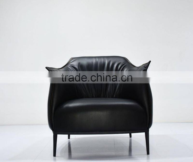 New Modern hot selling price cheap latest italian leather sofa design with kd iron legs