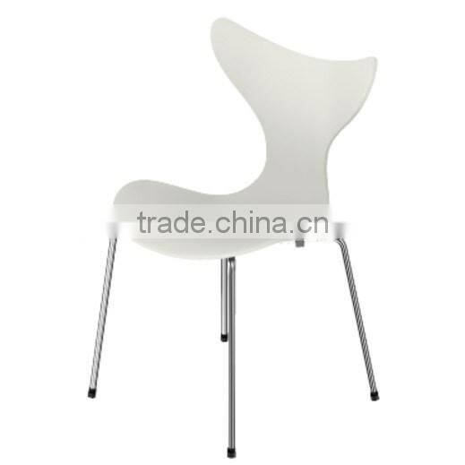 Amazing designer whale-tail-like ABS plastic dining chair,HYL-1010