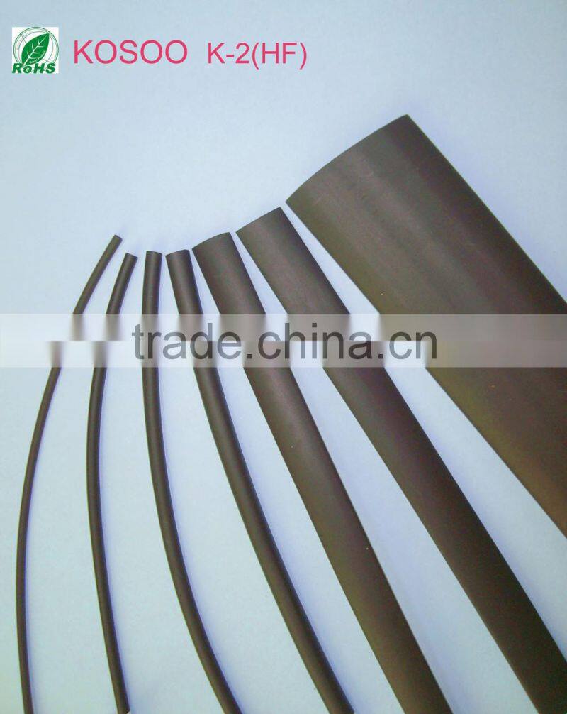 8mm hot sale polyolefin material heat shrink insulation red tube