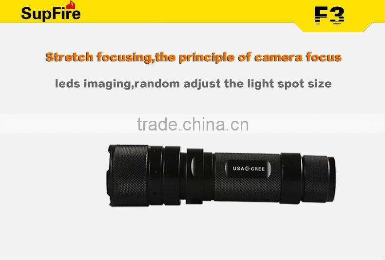 F3 mini Focusable small promotional gift flashlight