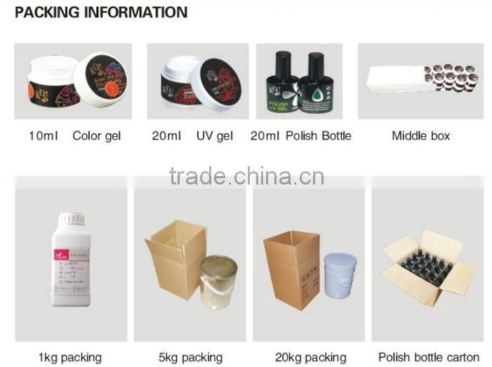 3 color builder uv gel /3 in 1 pink gel /French nail white gel