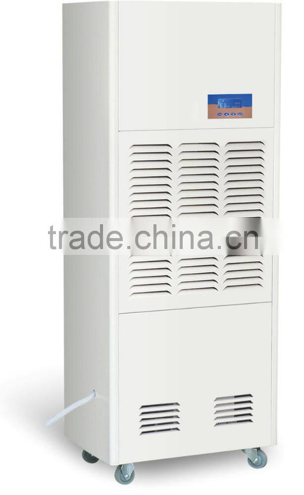 Refrigeration dehumidifier industrial with high efficiency compressor