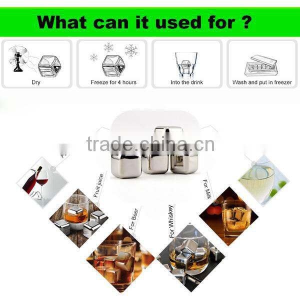 NT-WS13 metal ice cube stainless steel whiskey cube