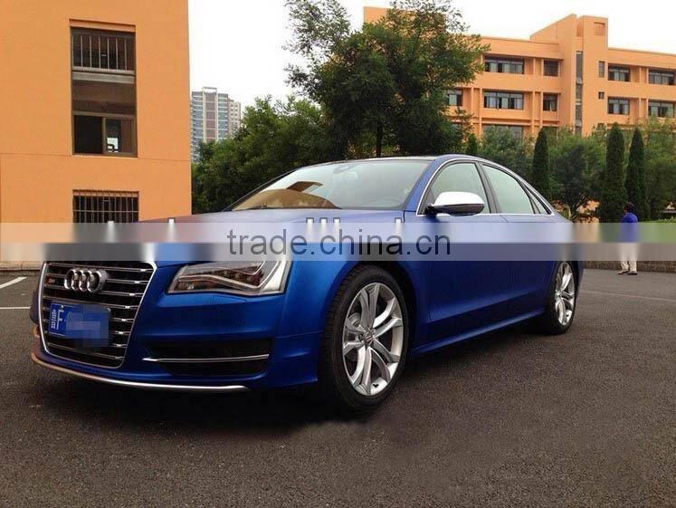 Newest Product ! Gold Matte chrome metallic car wrap vinyl film with air bubble size:1.52*20m