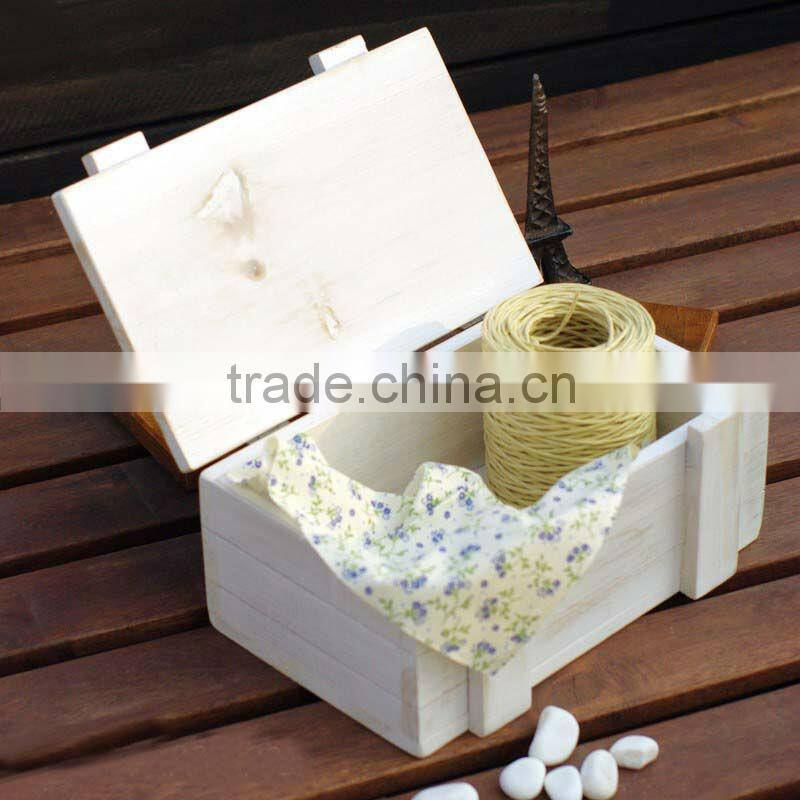 multiple shabby chic wooden storage box with covver