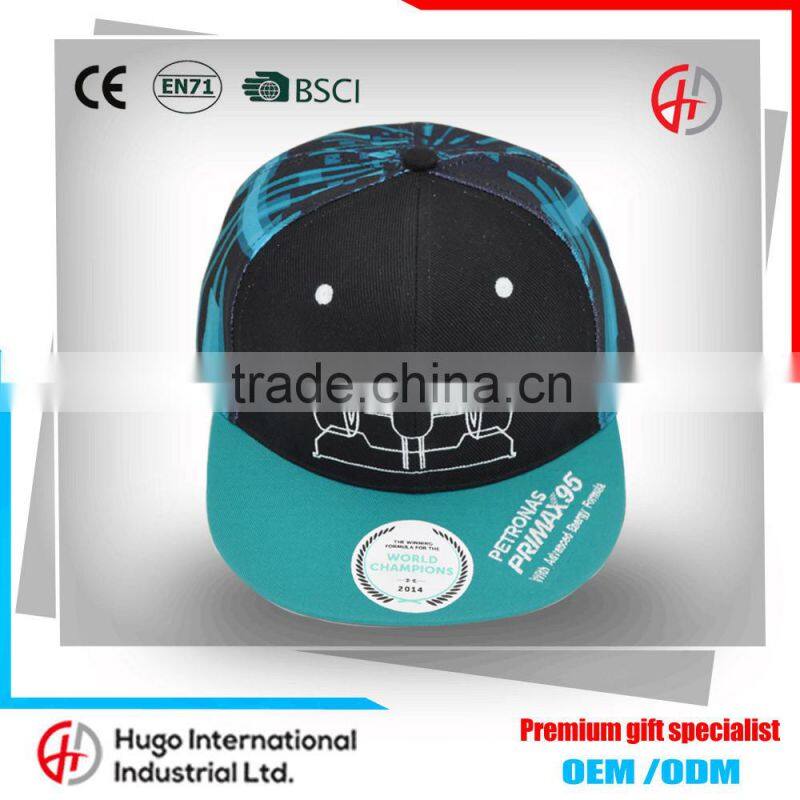 Cool Fashion Cotton Twill Adjustable Sublimation Printing Snapback HipHop Cap
