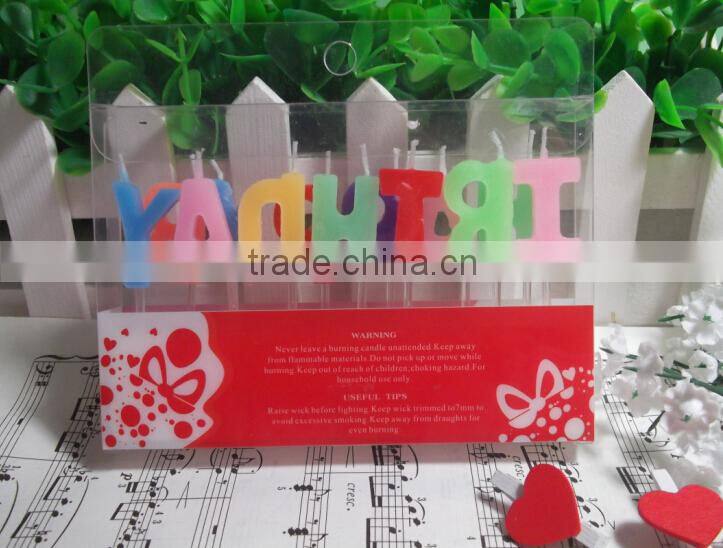 Birthday Letter Candle