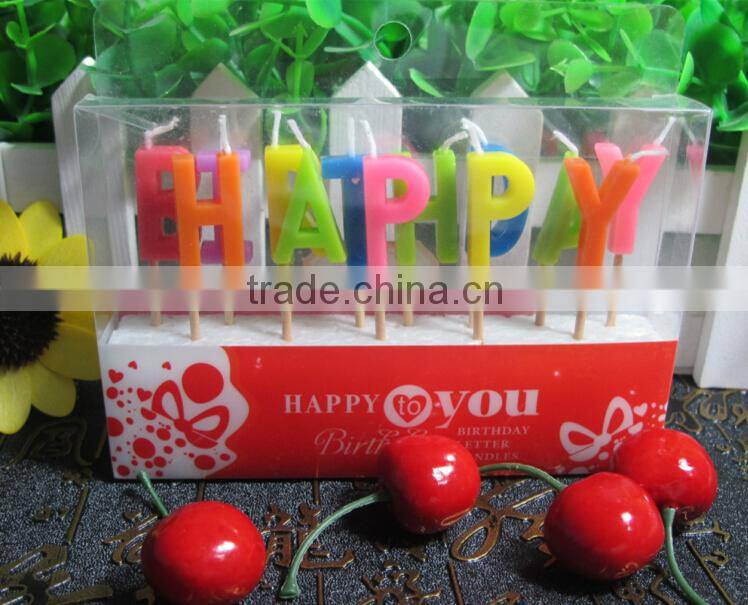 Birthday Letter Candle