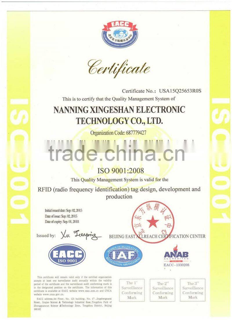 XGSun dogbone rfid label