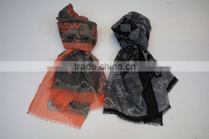 OEM Print Viscose Scarf For Women