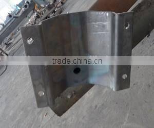 Powder coated steel pole clamp