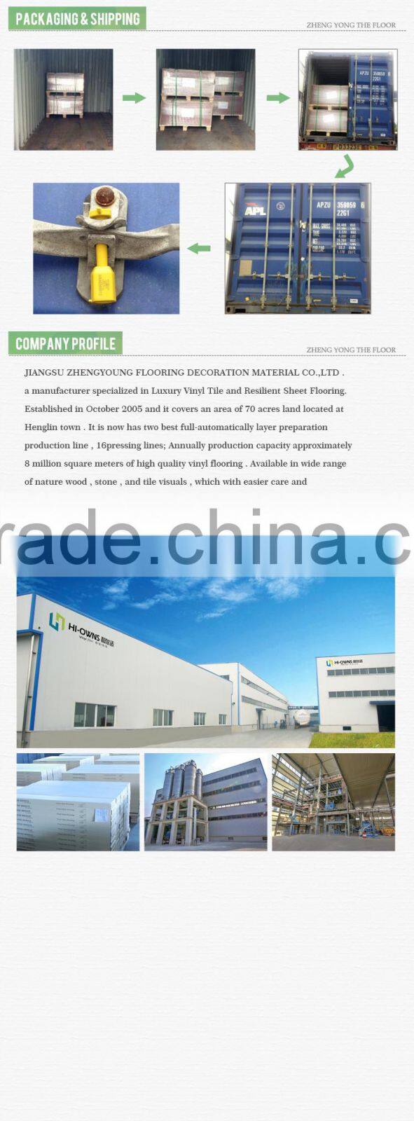 EIR PVC Flooring, LVT,Plastic Floor 3.0mm 4.0mm 4.5mm 5.0mm