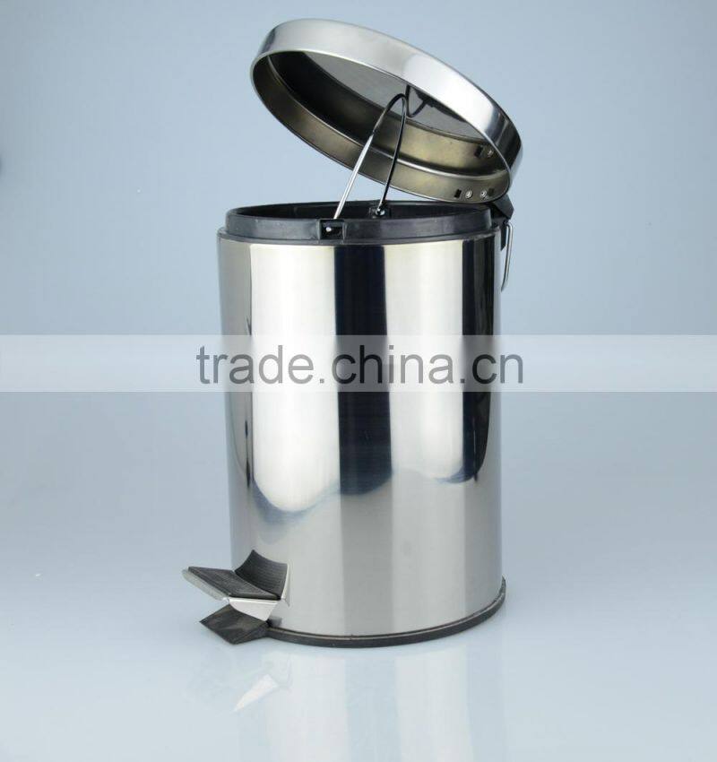 Stainless Steel Foot Pedal Waste Bin/ Dustbins