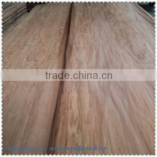 wartergum plywood face veneer for skateboard wood veneer