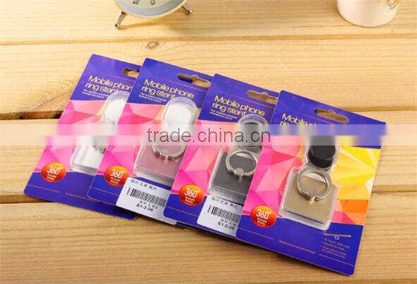2016 Wholesale Metal+ABS Stand Hook Ring Holder For Mobile Phone