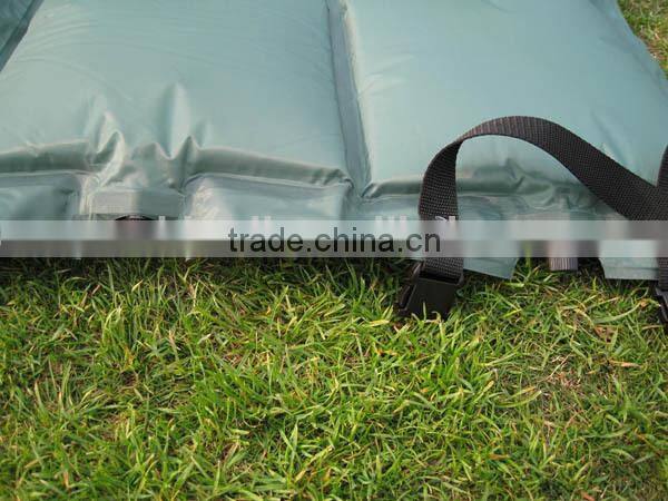 Inflatable outdoor camping mat