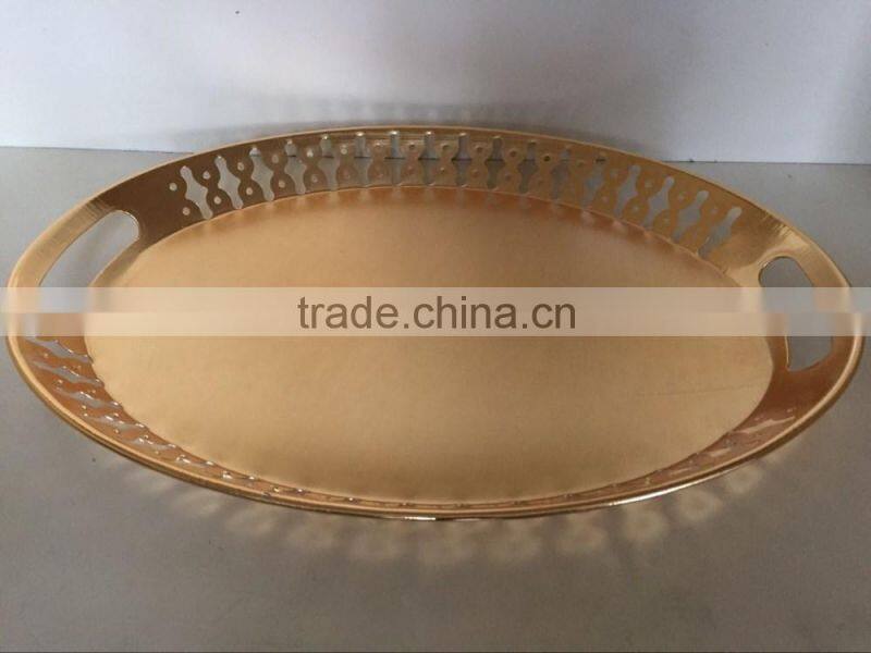 Stainless Steel Fruit Tray /Metal Food Stand / Home Fruit Holder