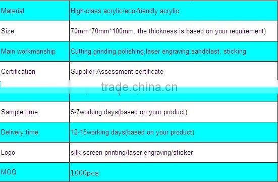 Promotional acrylic christmas trees for house decoration