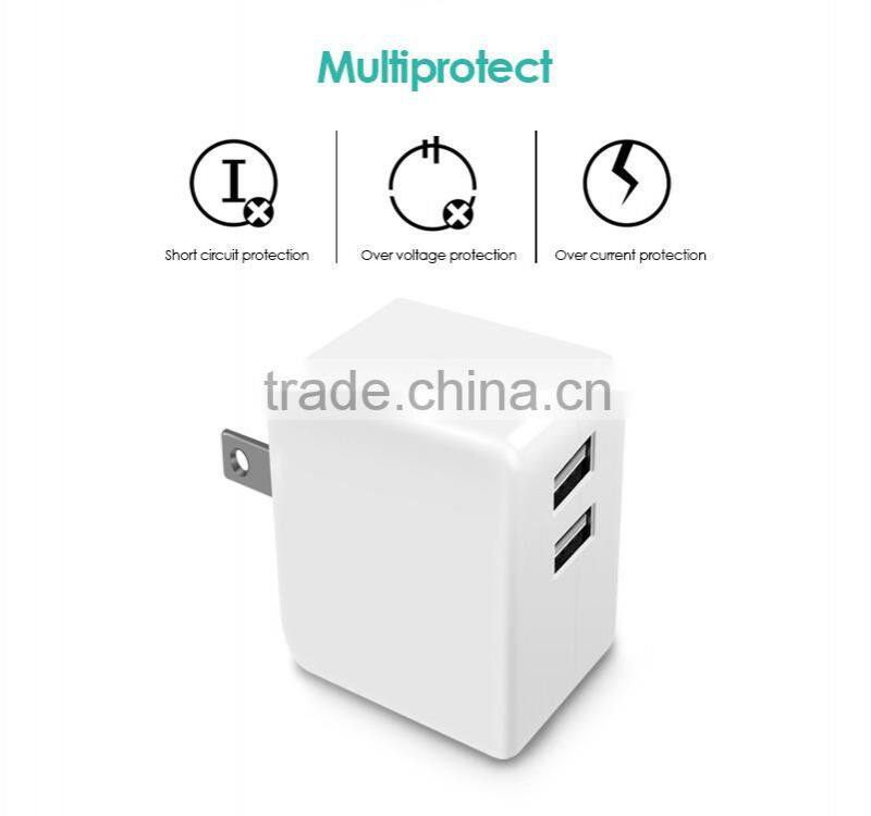OEM supported 2 USB mini max power battery charger